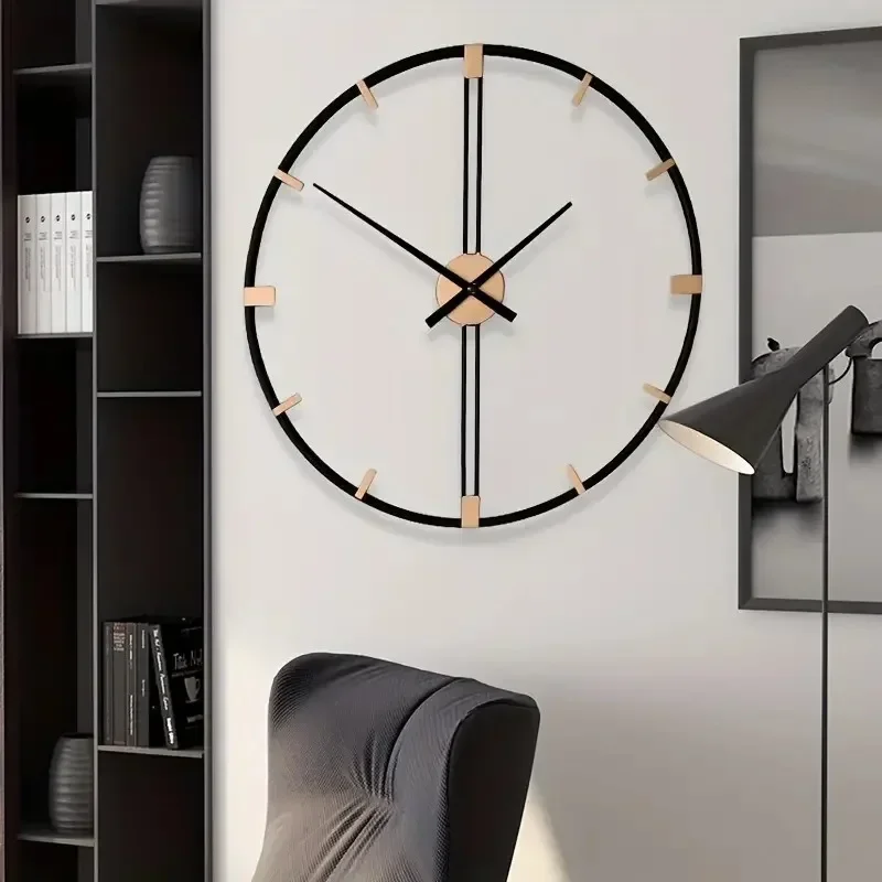 북유럽 벽시계 금속 벽시계 럭셔리 시계 메커니즘 침묵  - Luxury Watch Wall Clock 리뷰 및 가격