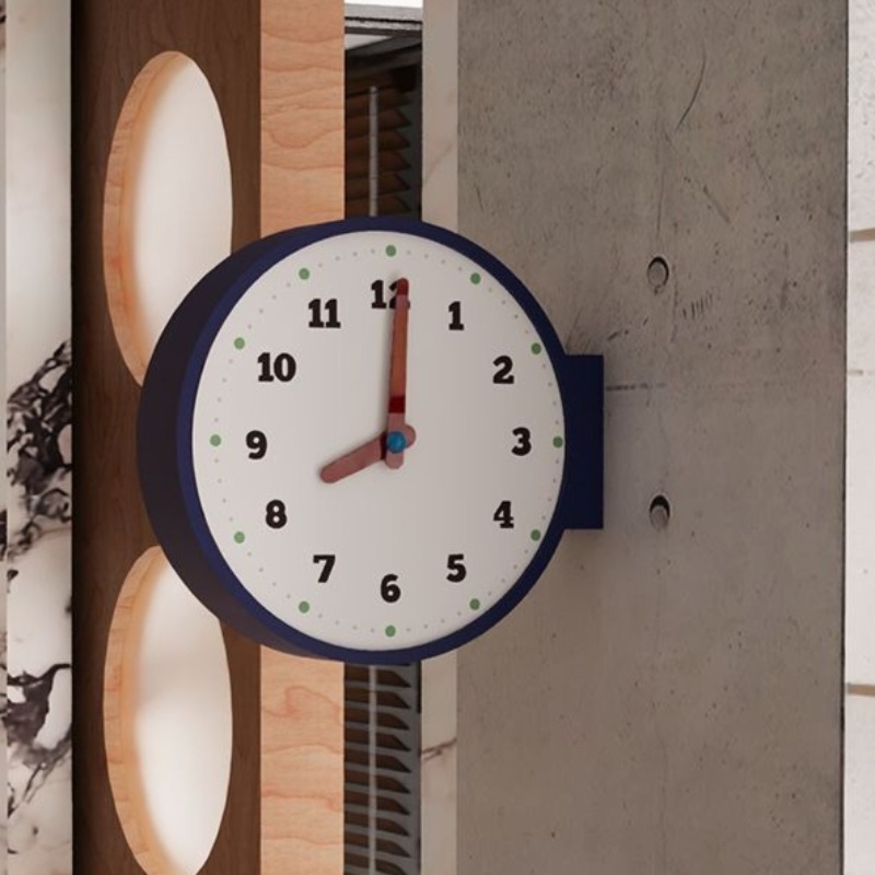 양면 벽시계 코너 거실 빈티지 벽시계 고급 모던 시계  - Luxury Watch House 리뷰 및 가격