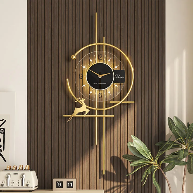 인기있는 식당 벽시계 미니멀리스트 럭셔리 장식 침묵 석 - Luxury Watch Wall Clock 리뷰 및 가격